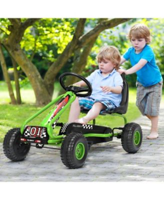 4 Wheel Pedal Powered Ride On Car with Adjustable Seat