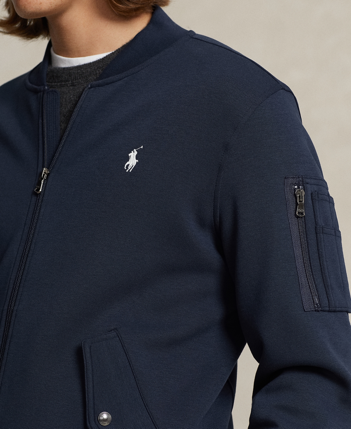 Polo Ralph Lauren Men's Double-Knit Bomber Jacket