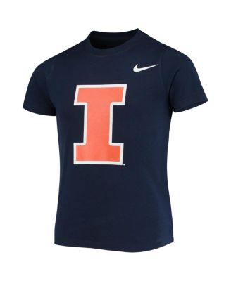 Preschool Navy Illinois Fighting Illini Logo T-Shirt