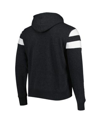 Men's Heathered Black New Orleans Saints Premier Nico Pullover Hoodie