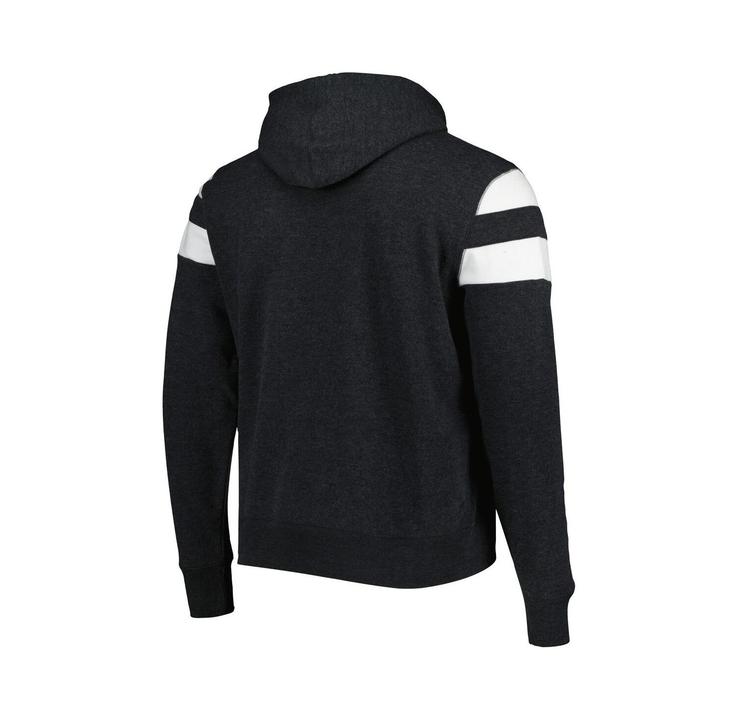 Men's Heathered Black New Orleans Saints Premier Nico Pullover Hoodie