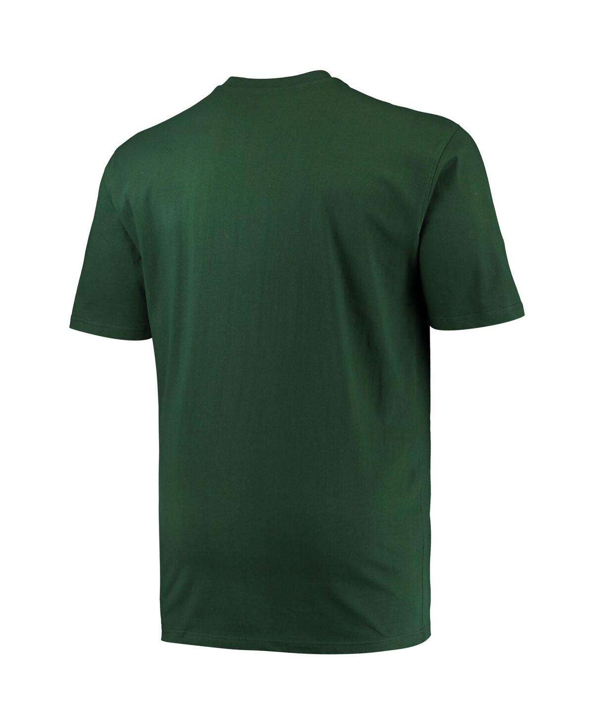 Champion Men'sMichigan State Spartans Big Tall Arch Team Logo T-Shirt - Green