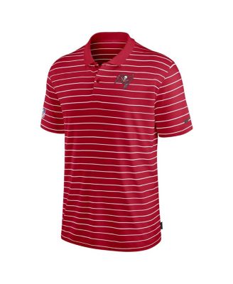 Men's Red Tampa Bay Buccaneers Sideline Lock Up Victory Performance Polo