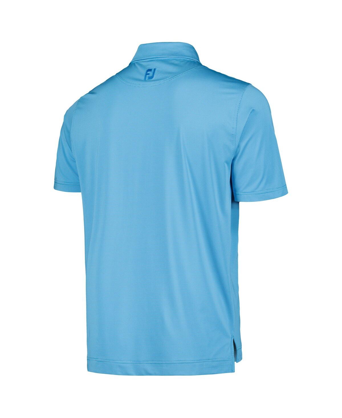 FootJoy Men'sPresidents Cup Micro Feeder Stripe Lisle ProDry Polo - Blue