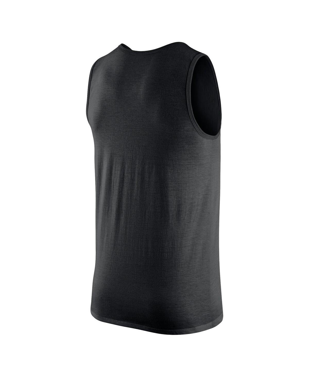 Nike Men's Black Tcu Horned Frogs Tank Top In Black