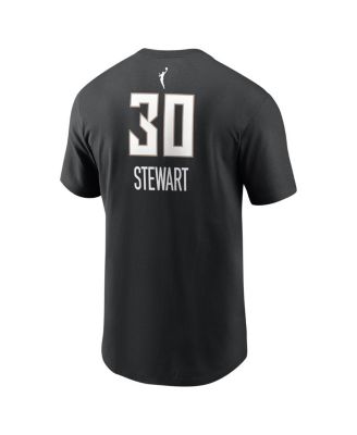Men's and Women's Breanna Stewart Black New York Liberty Explorer Edition Name Number T-Shirt