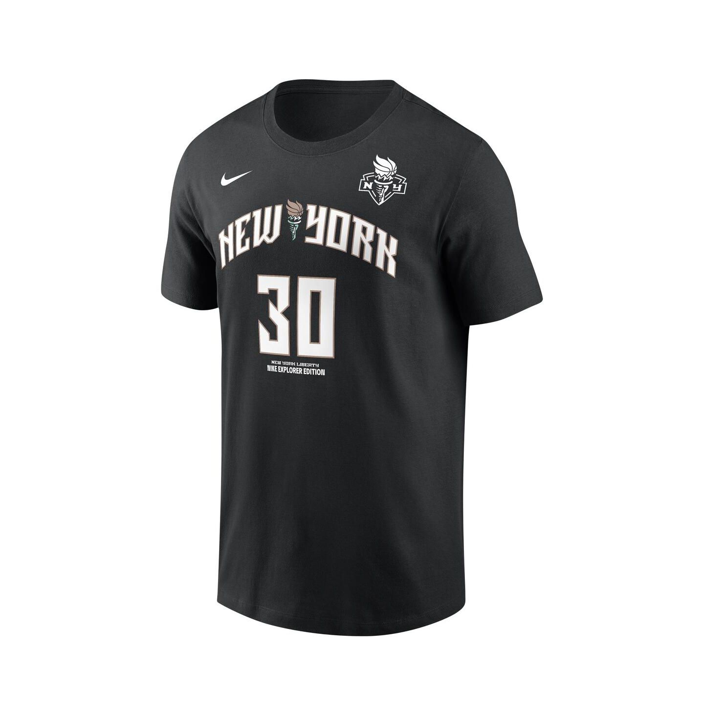 Футболка Nike Breanna Stewart Black New York Liberty Explorer Edition Name & Number — фото 3