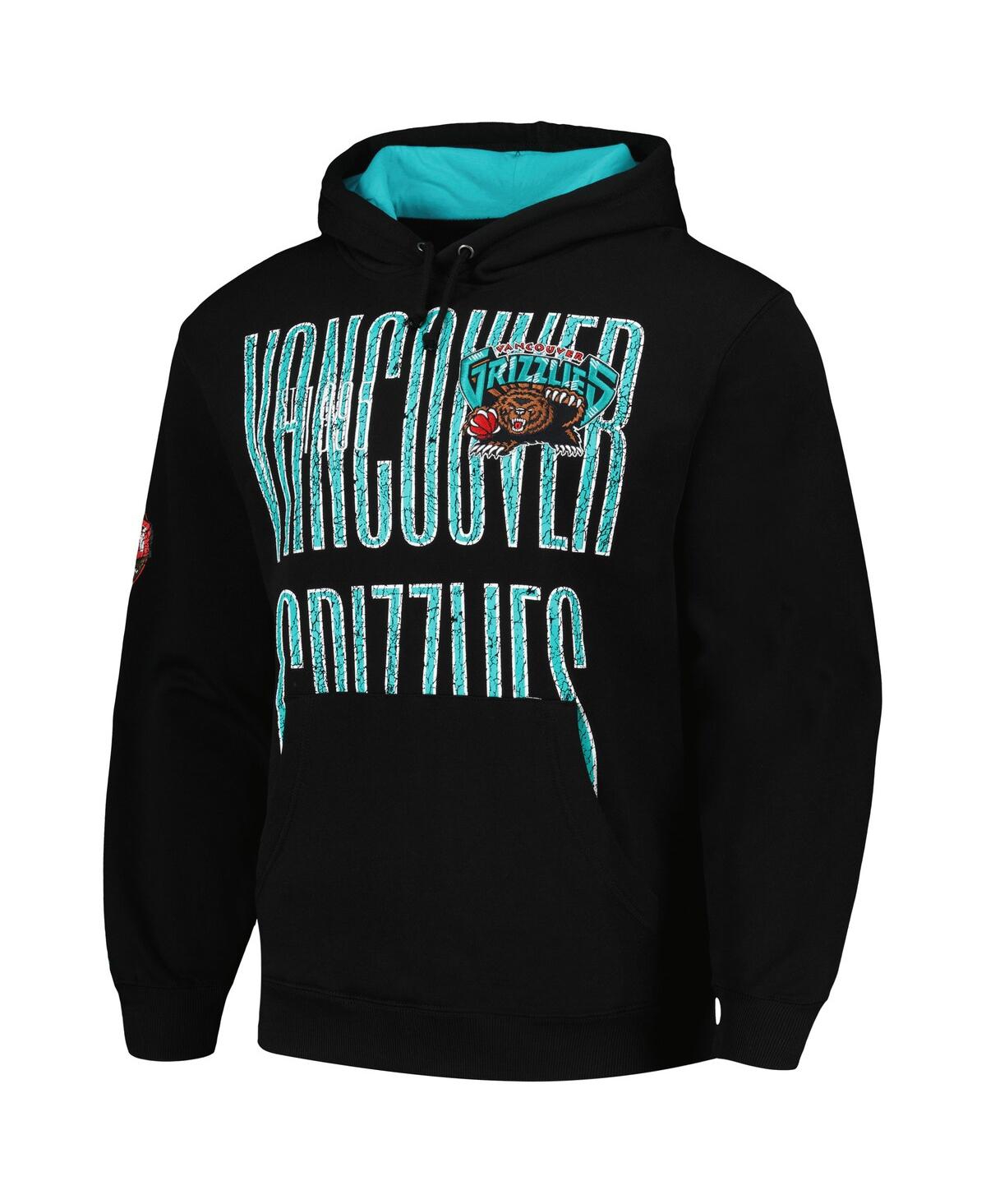 Mitchell & Ness Men's Black Vancouver Grizzlies Hardwood Classics Og 2.0 Pullover Hoodie In Black