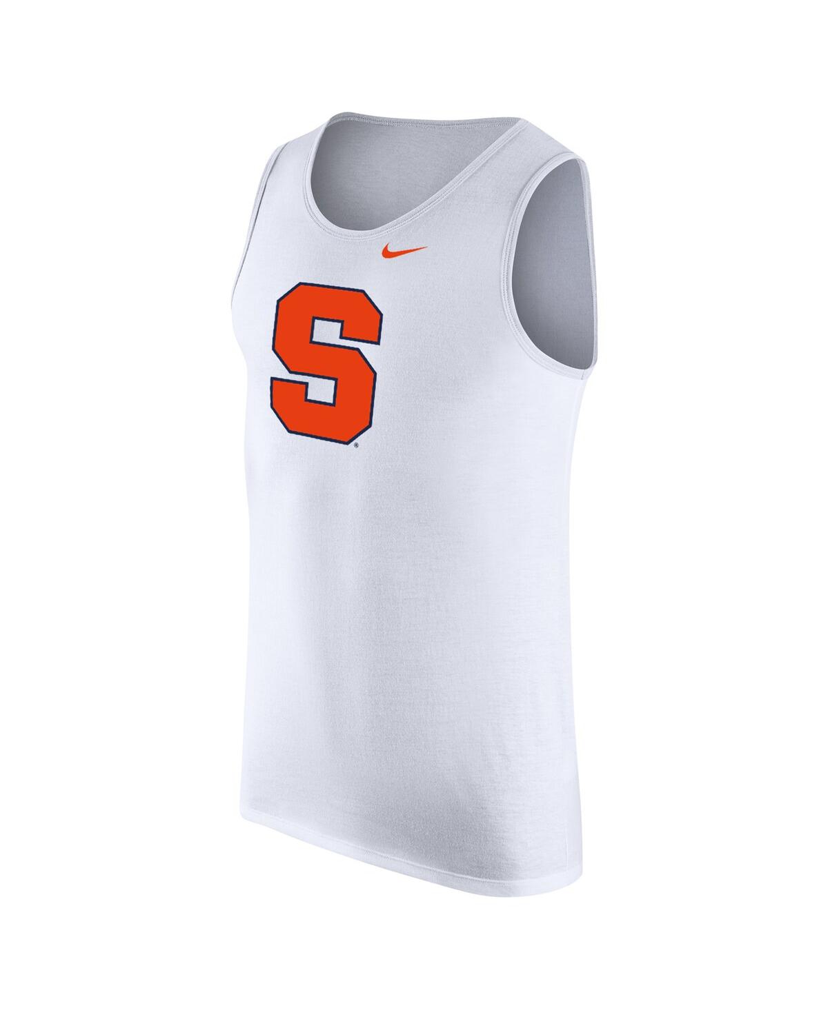 Nike Men'sSyracuse Orange Tank Top - White