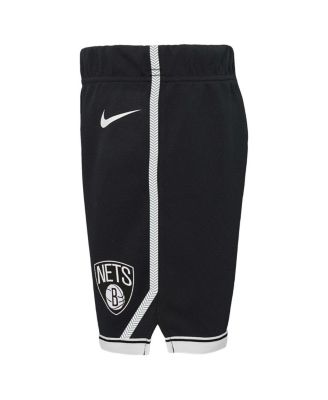 Toddler Black Brooklyn Nets Icon Replica Shorts
