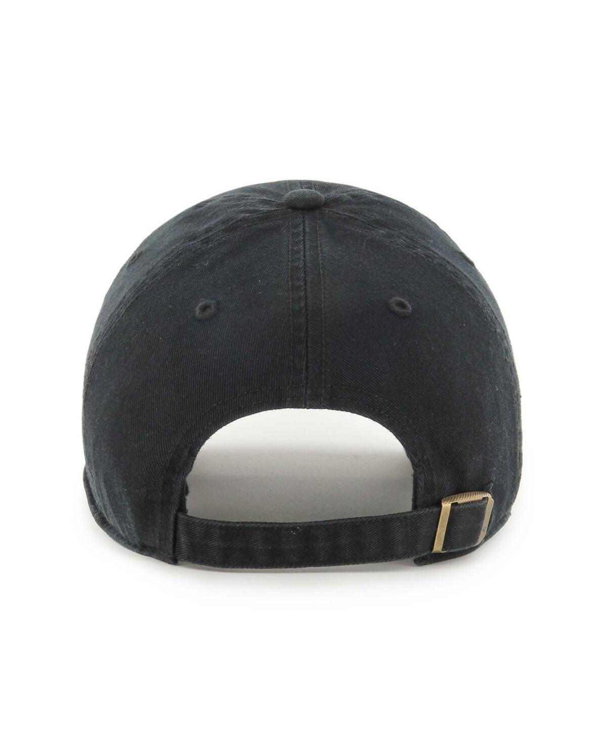 47 Brand Women's Black Utah Jazz Confetti Undervisor Clean Up Adjustable Hat In Black