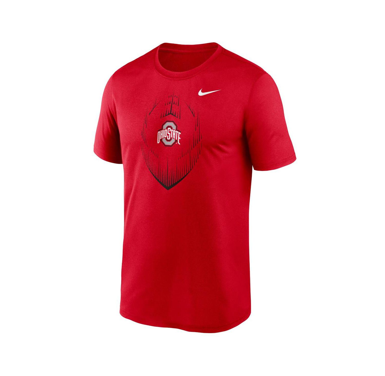 Men's Scarlet Ohio State Buckeyes Primetime Legend Icon Performance T-Shirt