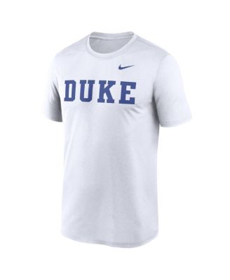 Men's White Duke Blue Devils Primetime Legend Wordmark T-Shirt