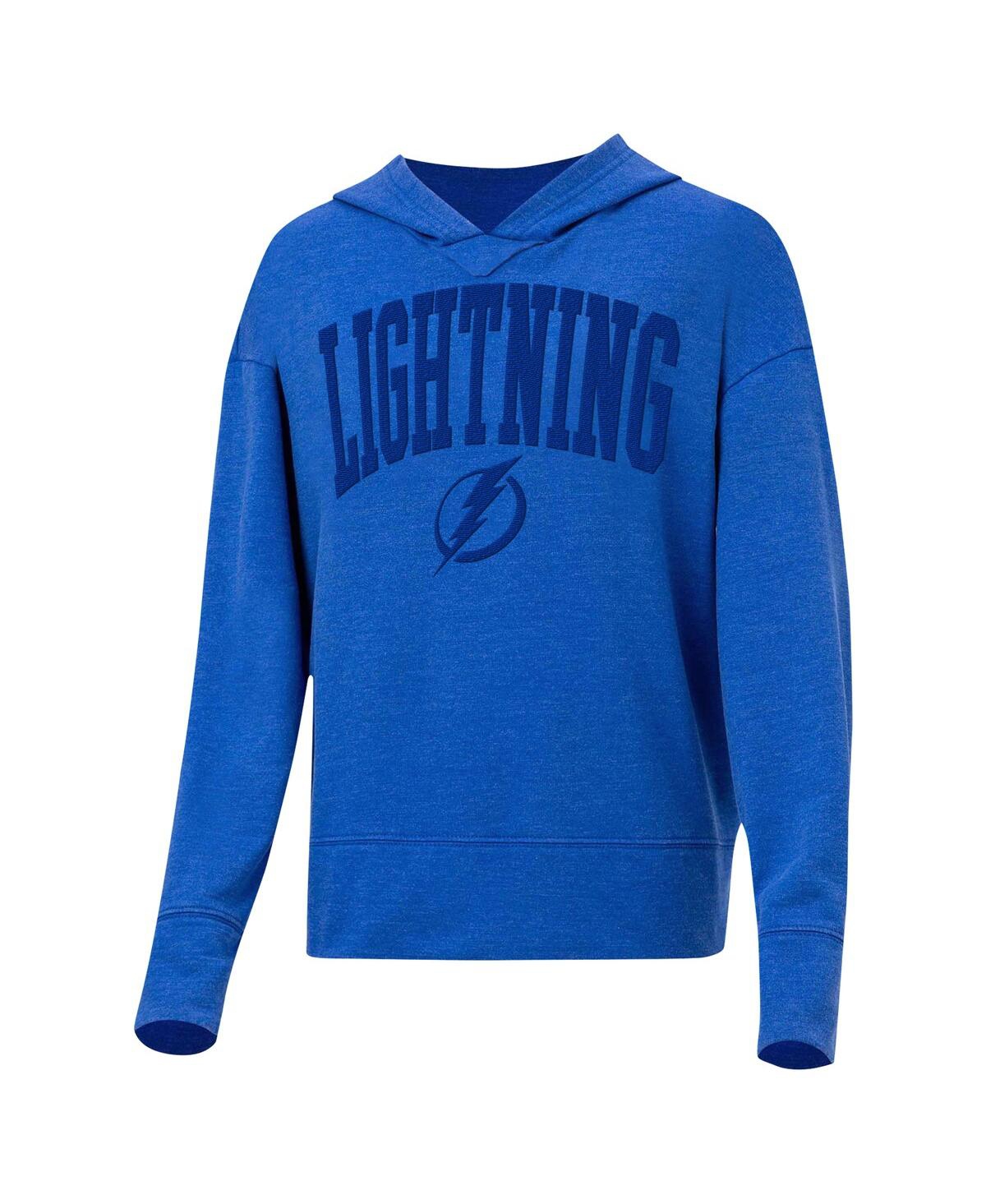Concepts Sport Women's Blue Tampa Bay Lightning Volley Pullover Hoodie In Blue