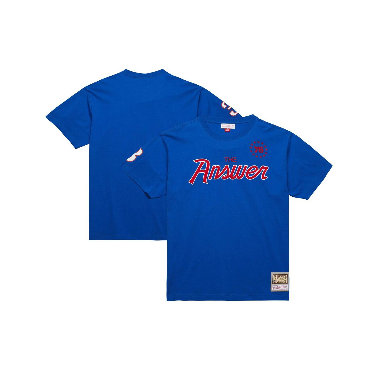 Men's Allen Iverson Royal Philadelphia 76ers Premium Nickname T-Shirt