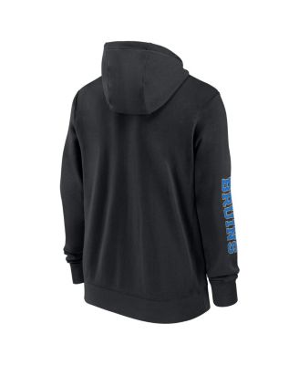 Jordan Men's Black UCLA Bruins 2024 Sideline Full-Zip Hoodie - Macy's