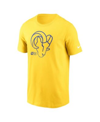 Men's Gold Los Angeles Rams Faded Essential T-Shirt