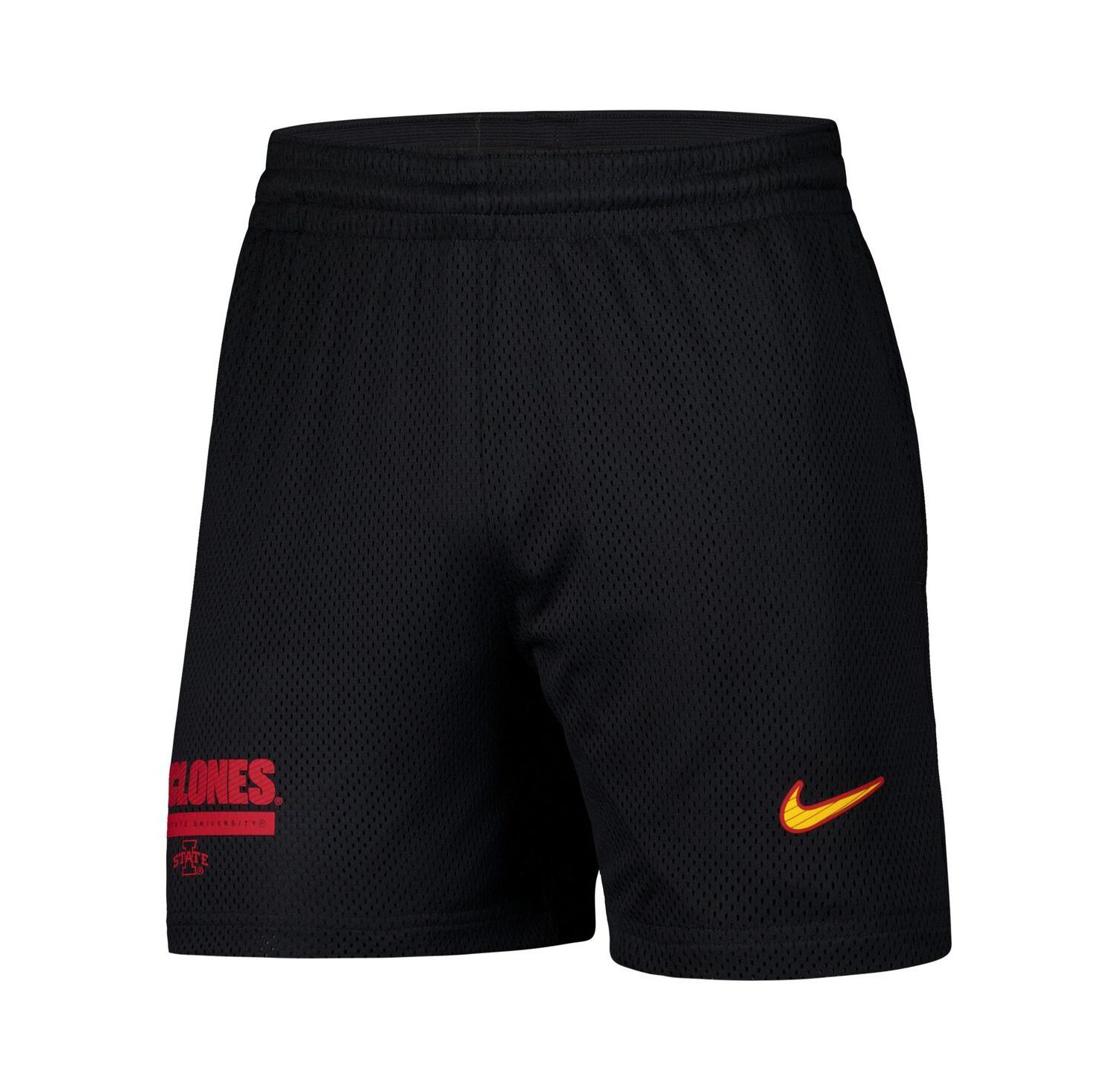 Men's Black Iowa State Cyclones 2024 Sideline Mesh Shorts