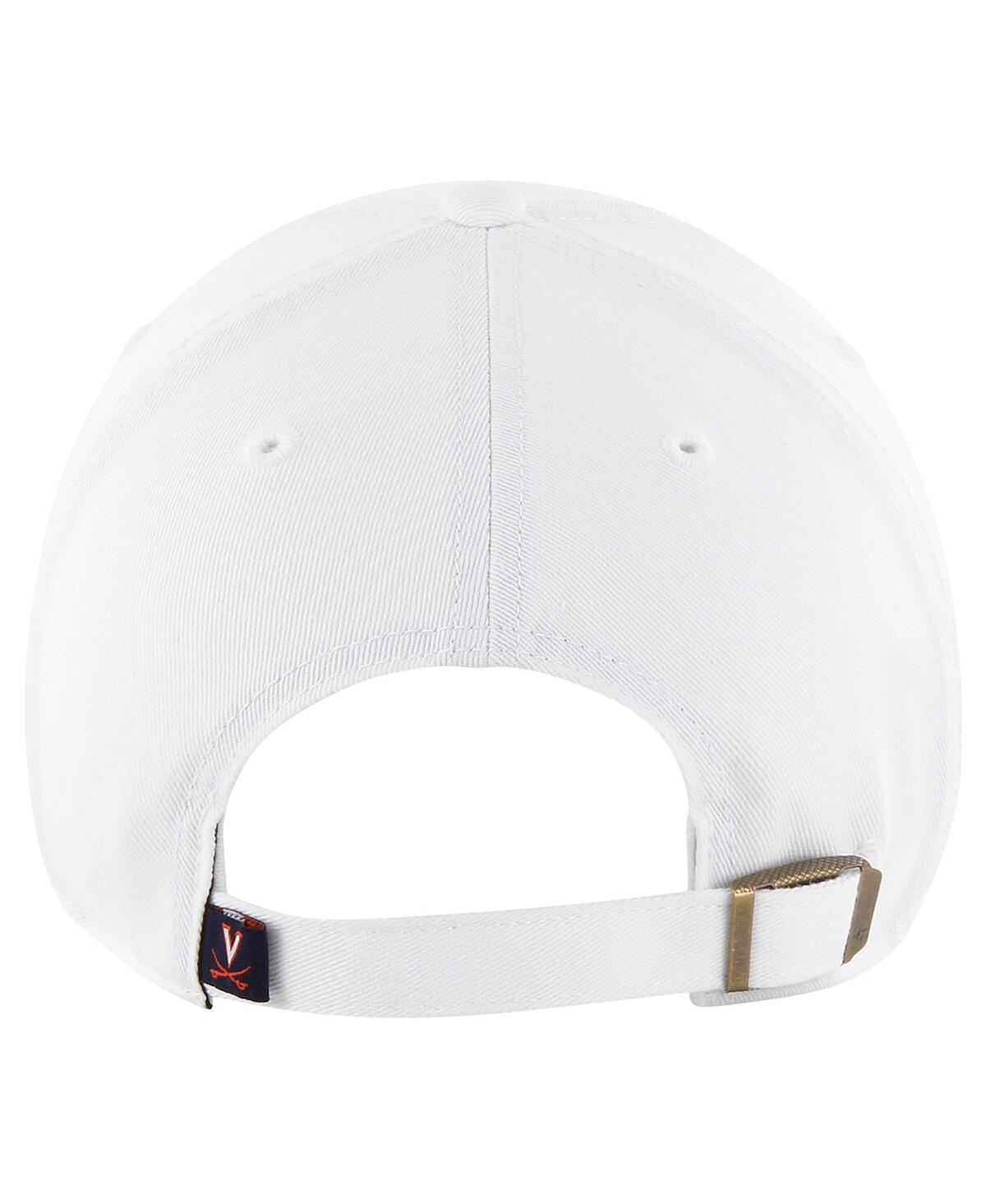'47 Brand Women'sVirginia Cavaliers Sidney Clean Up Adjustable Hat - White