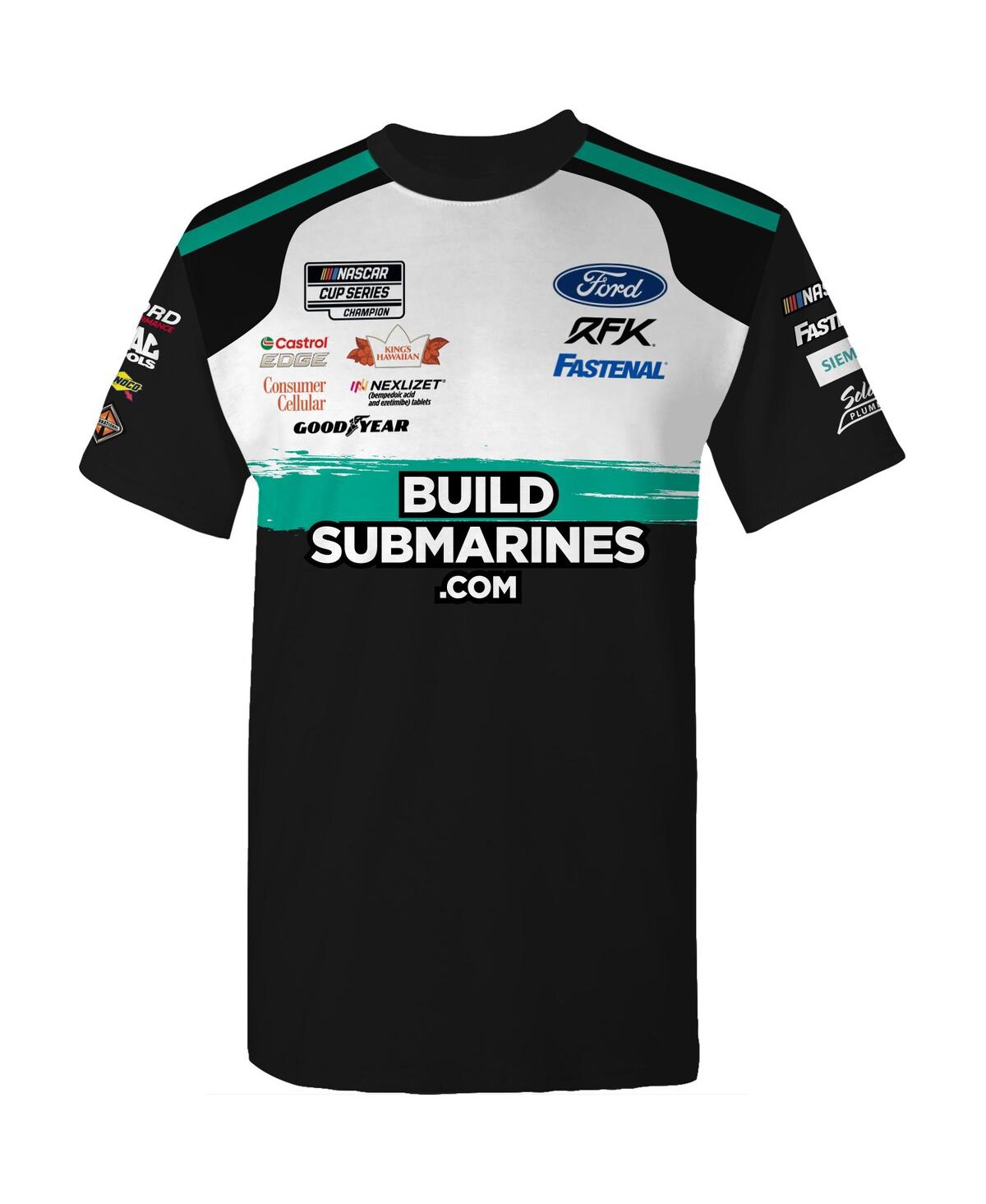 Checkered Flag Sports Men'sBrad Keselowski BuildSubmarines.com Uniform T-Shirt - Black