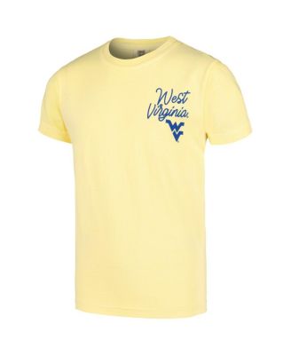 Big Boys and Girls Gold West Virginia Mountaineers Hyperlocal Comfort Colors T-Shirt