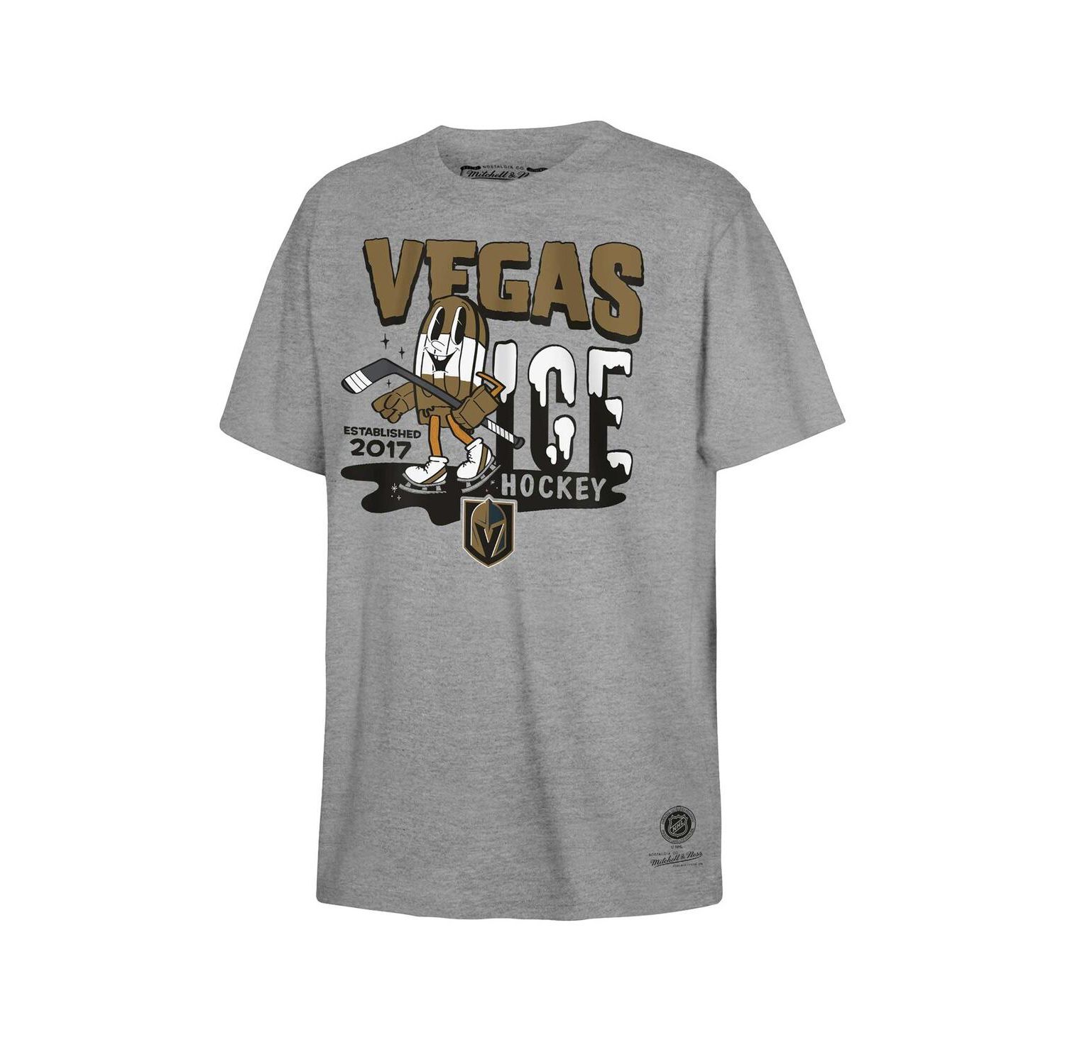 Big Boys and Girls Gray Vegas Golden Knights Popsicle T-Shirt