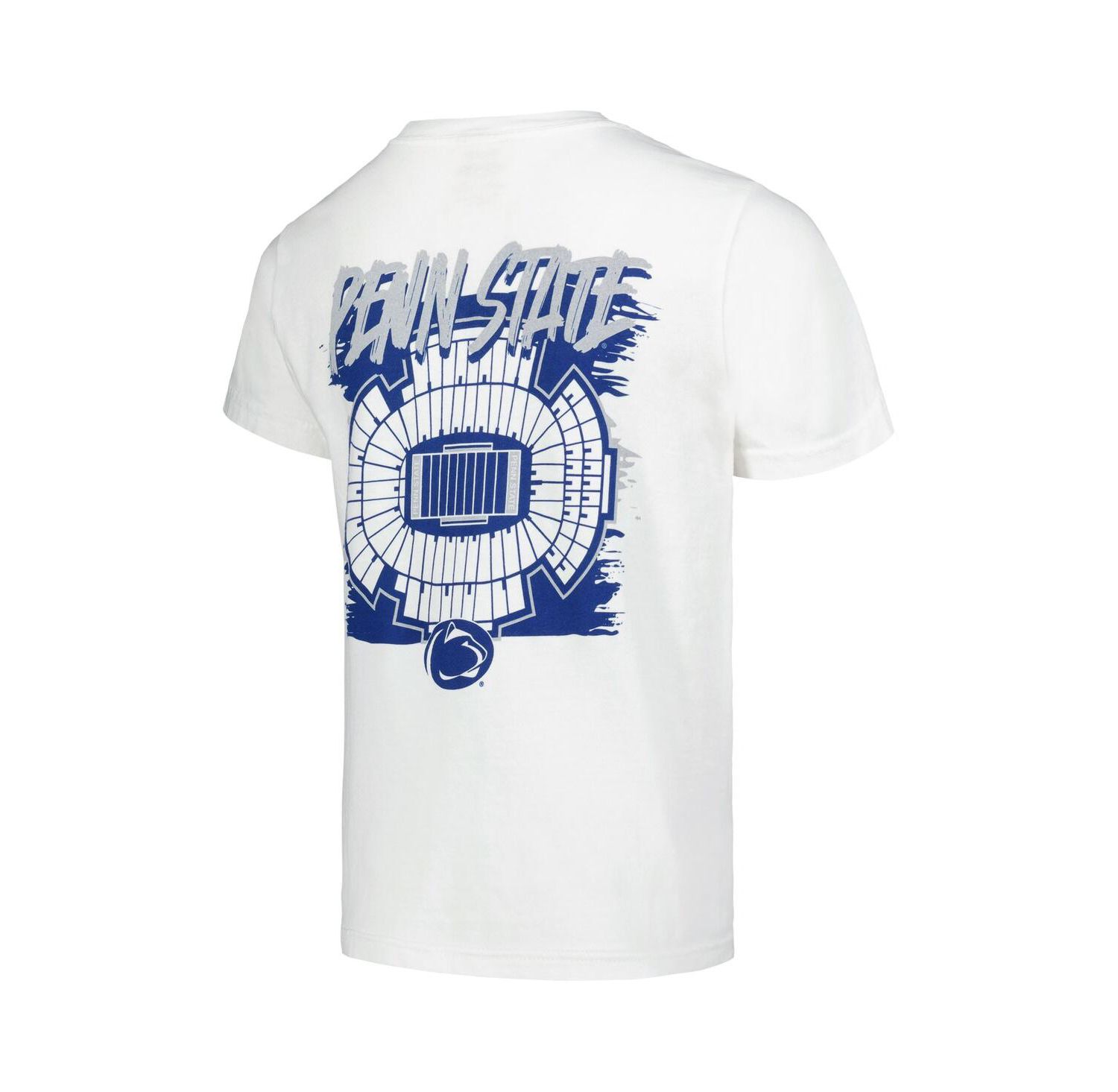 Big Boys and Girls White Penn State Nittany Lions Hyperlocal Comfort Colors T-Shirt