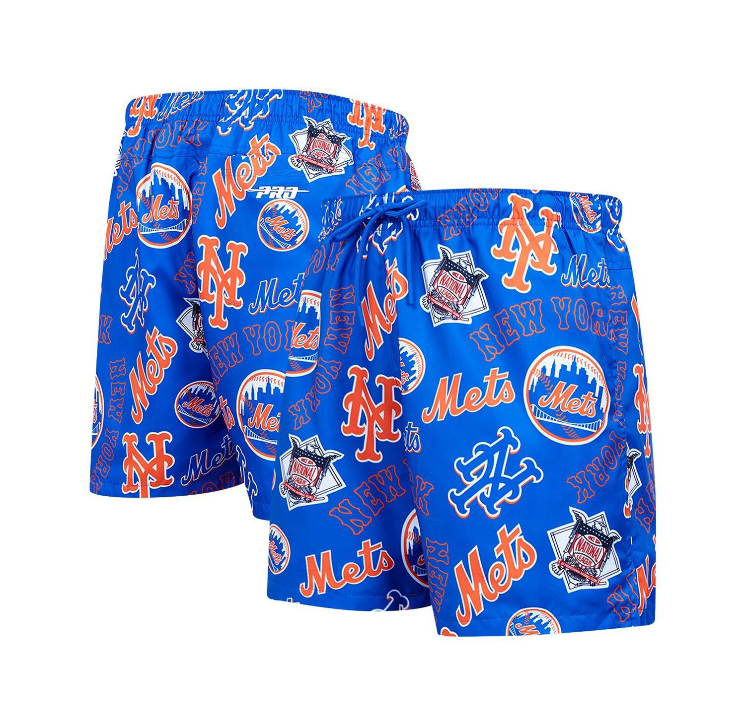 Men's Royal New York Mets Toss Logo Woven Shorts