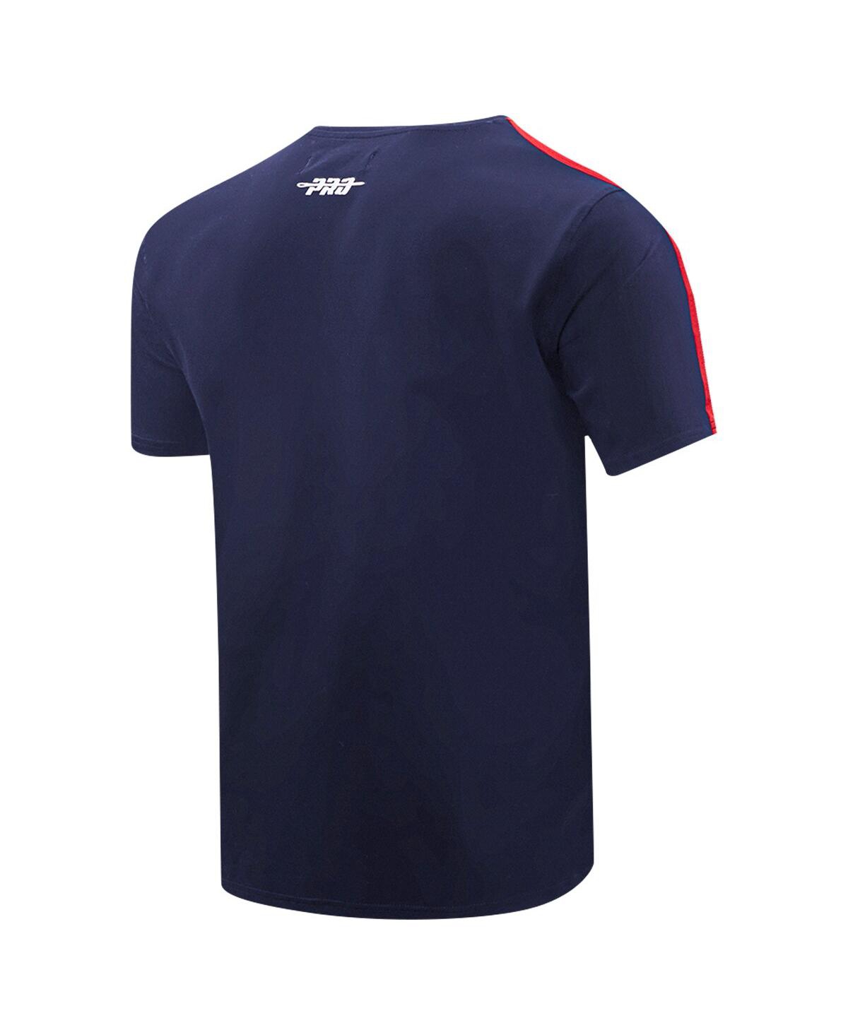 Pro Standard Men'sHouston Texans Striped T-Shirt - Navy