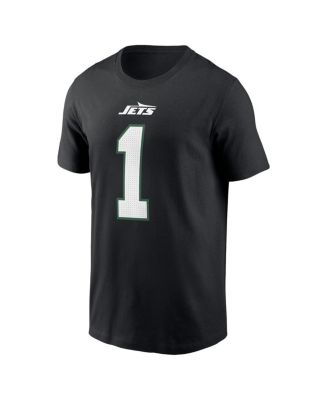Men's Ahmad Sauce Gardner Black New York Jets Name Number T-Shirt