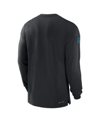 Men's Black Jacksonville Jaguars Sideline Player Performance Long Sleeve T-Shirt
