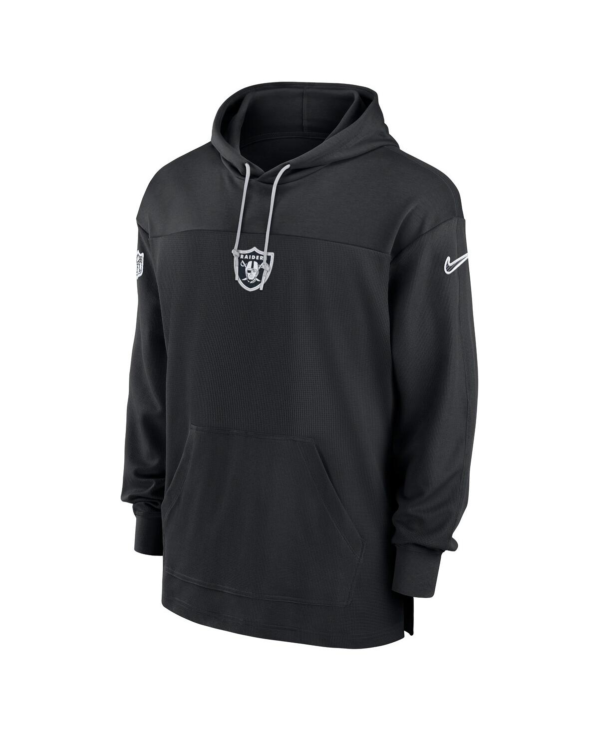Nike Men'sLas Vegas Raiders Sideline Jersey Performance Pullover Hoodie - Black