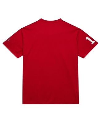 Men's Joe Montana Scarlet San Francisco 49ers Retired Player Nickname T-Shirt