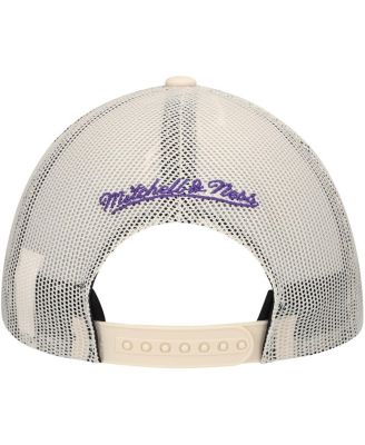 Men's Cream Sacramento Kings Trucker Adjustable Hat