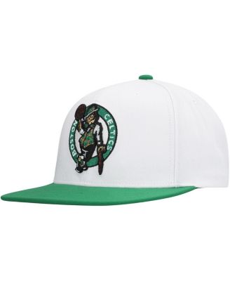 Men's White Boston Celtics Soul Logo Shine 2-Tone Snapback Hat