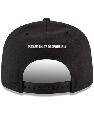 Men's Black Kyle Busch Rebel Bourbon 9FIFTY Snapback Hat