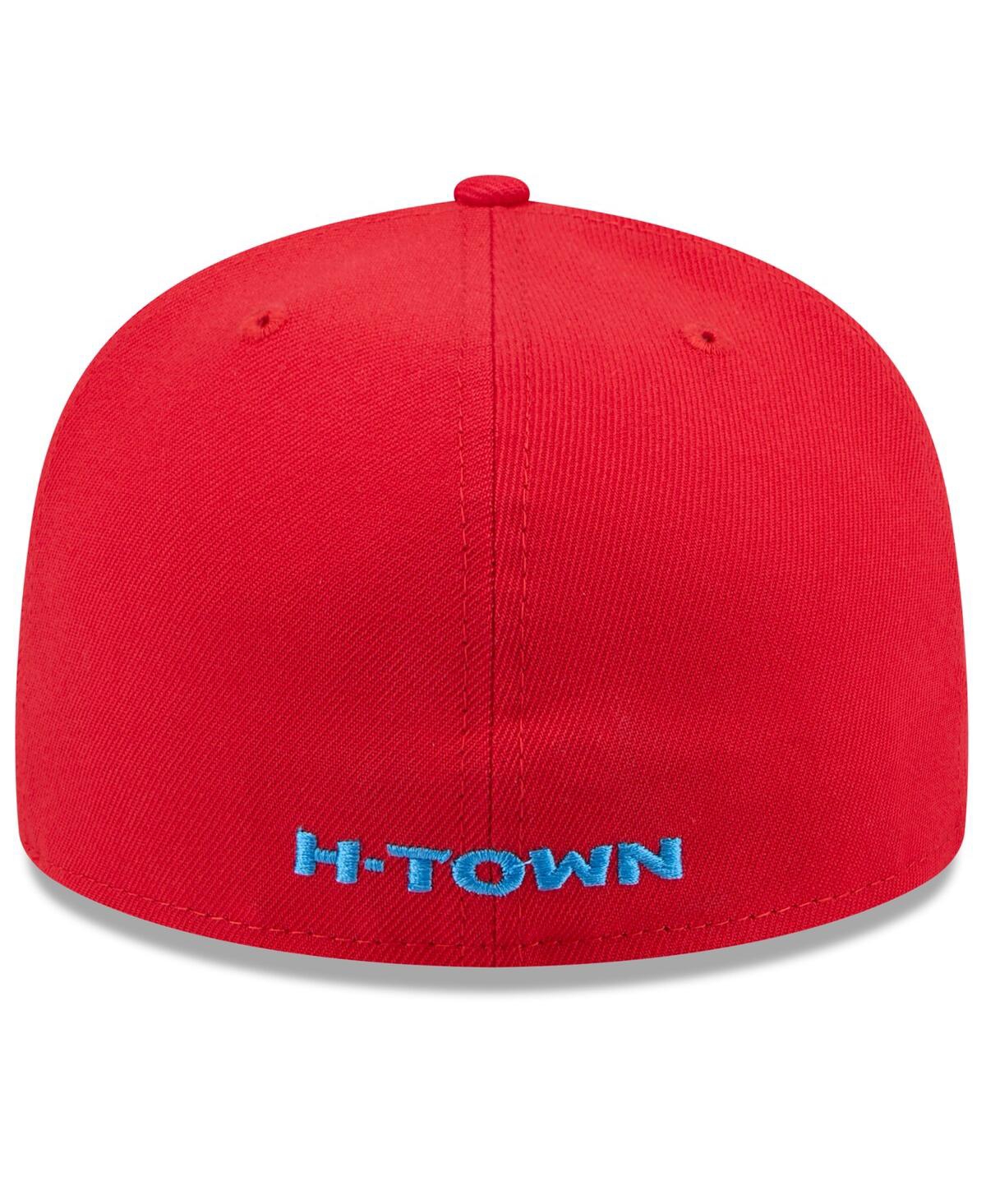 New Era Men'sHouston Texans Omaha 59FIFTY Fitted Hat - Red