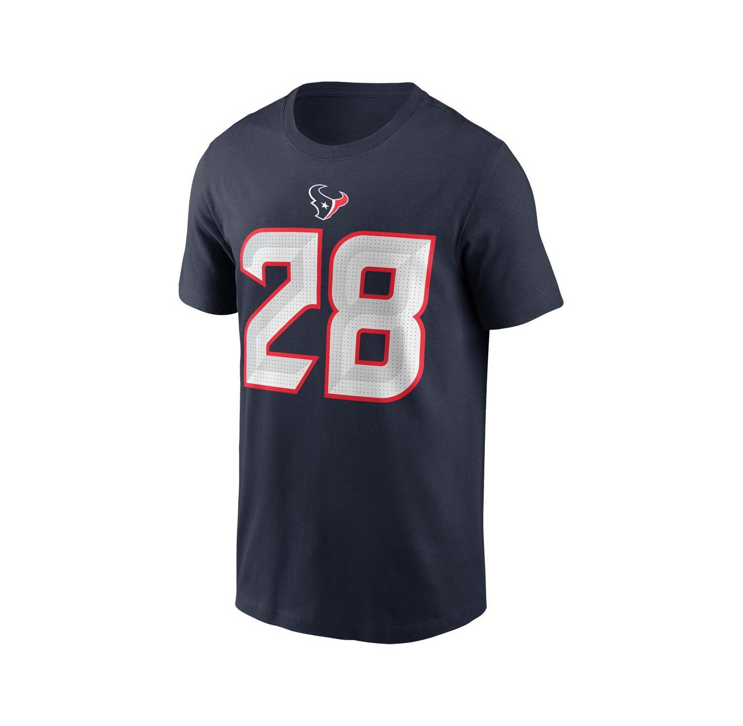Men's Joe Mixon Navy Houston Texans Player Name & Number T-Shirt
