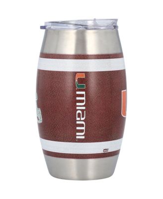 Miami Hurricanes 15oz. Football Tumbler