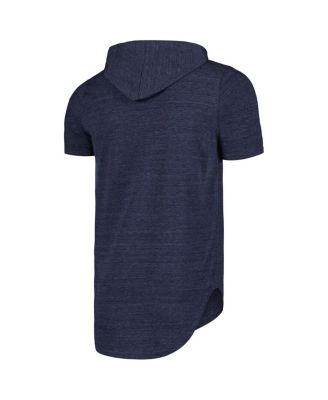 Men's Navy Chicago White Sox Tri-Blend Hoodie T-Shirt