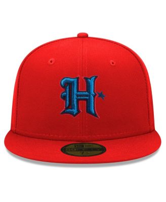 Men's Red Houston Texans Omaha 59FIFTY Fitted Hat