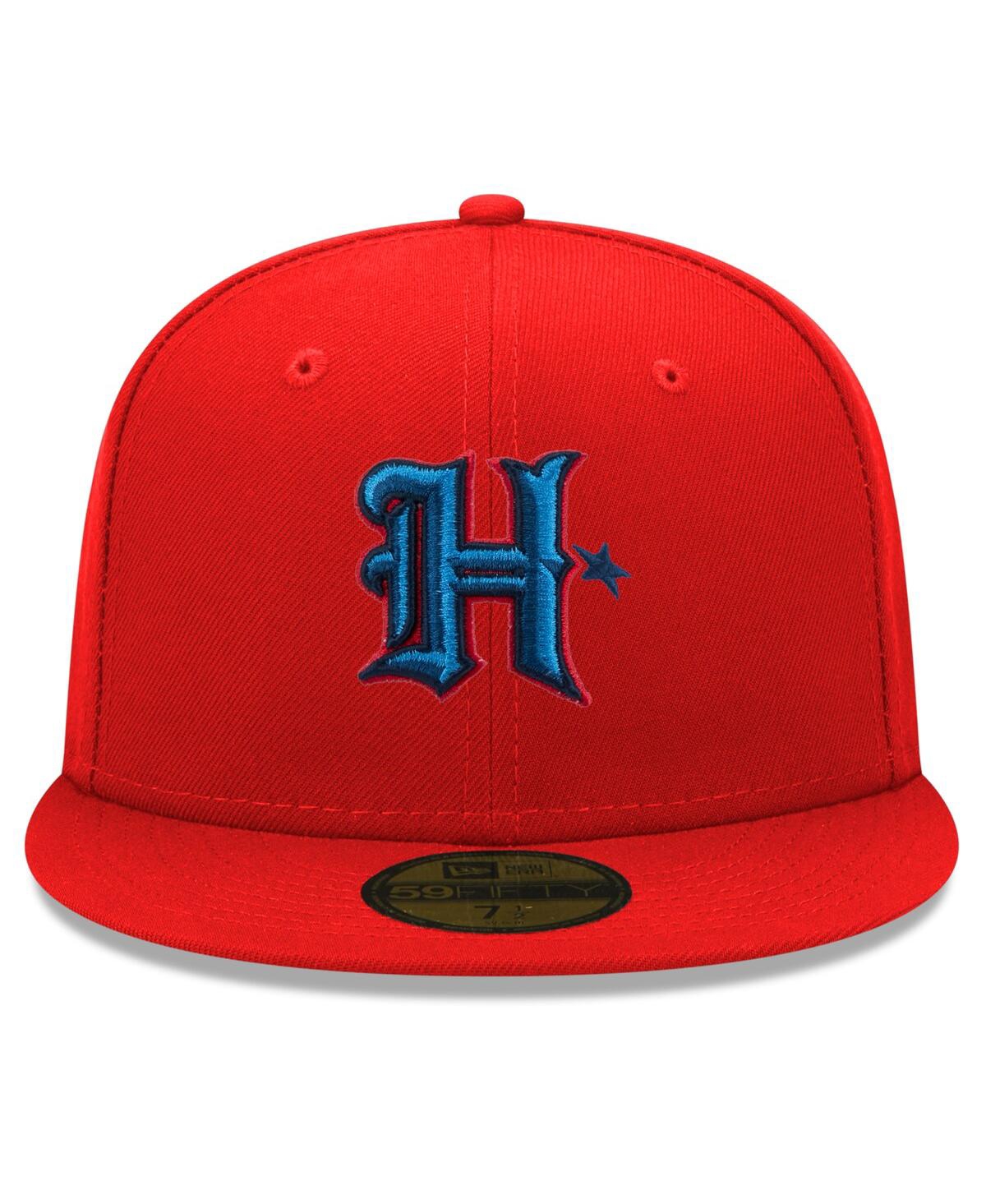 New Era Men's Red Houston Texans Omaha 59fifty Fitted Hat In Red