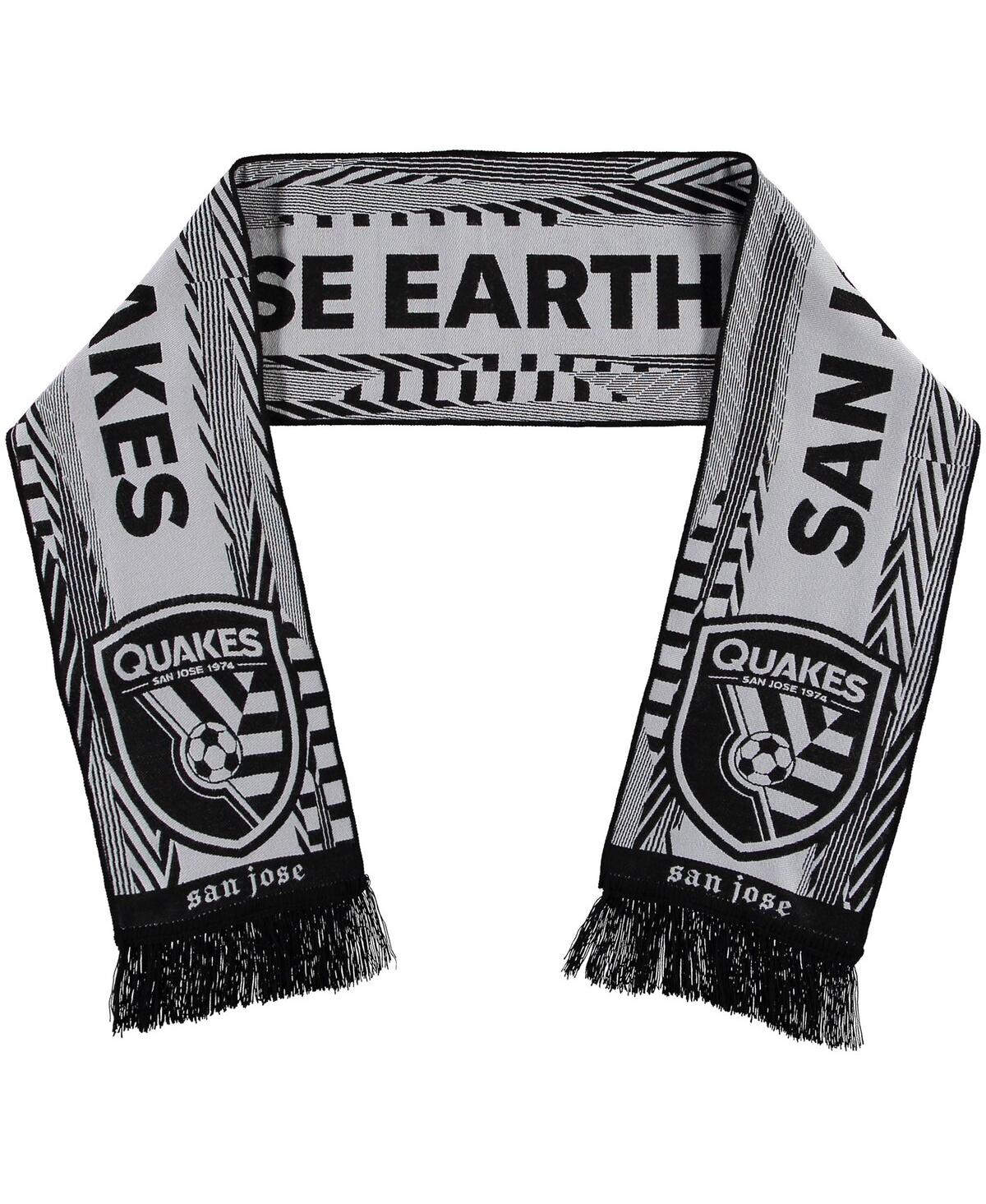 San Jose Earthquakes Jersey Hook Reversible Scarf - Gray