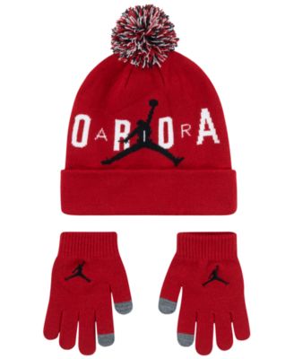 Big Kids  2-Piece Pom Beanie and Gloves Set