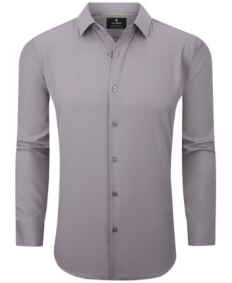 Men's Performance Stretch Solid Button Down Shirt