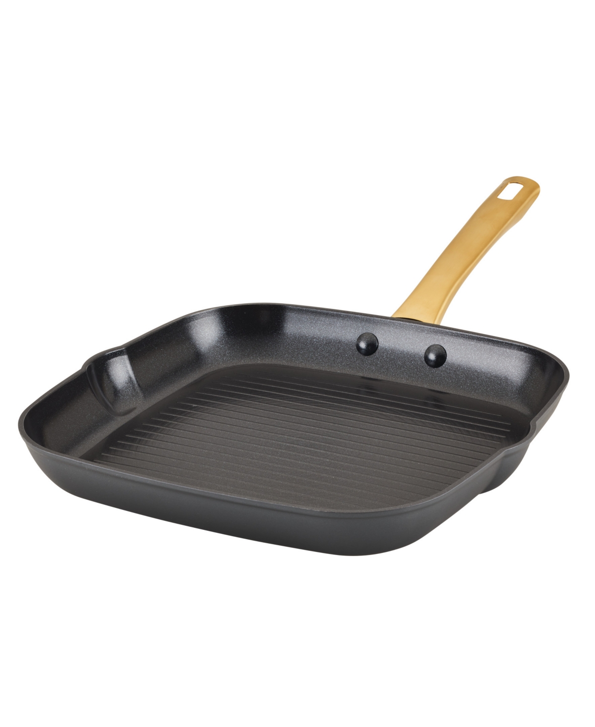 Farberware Forged Induction 11-inch Square Grill Pan In Black