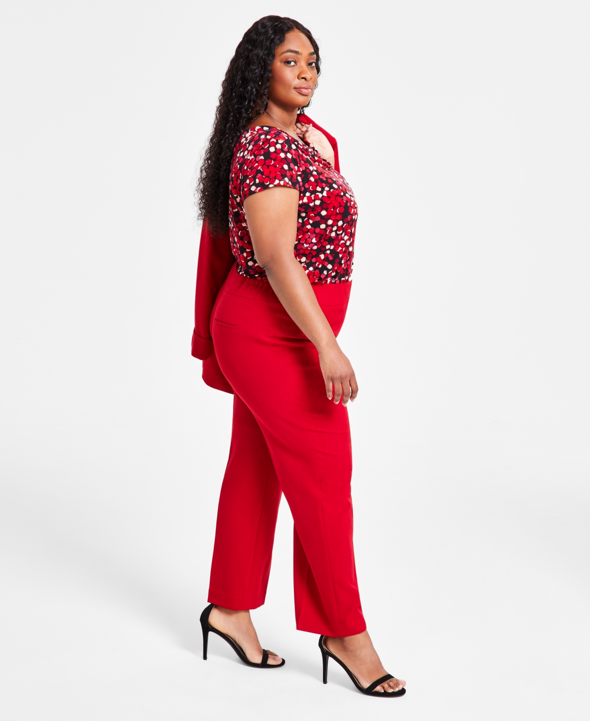 Kasper Plus Size Straight-Leg Modern Dress Pants