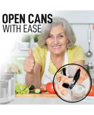 Heavy Duty Stainless Steel Can Opener Manual with Large Bottle Opener