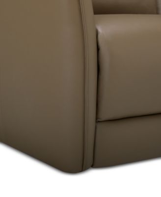 CLOSEOUT! Jekyns Leather Power Sofa, Created for Macy's