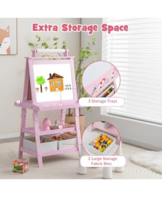 3-in-1 Double-Sided Storage Art Easel